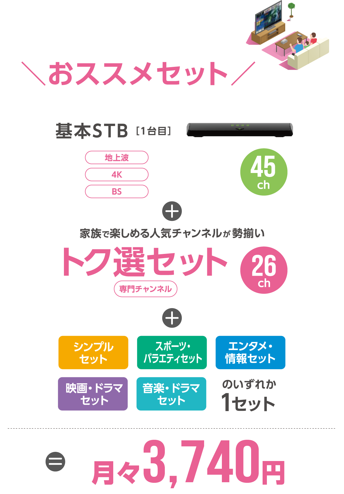 コースのご紹介 テレビサービス 愛媛catv コースのご紹介 テレビサービス 愛媛catv