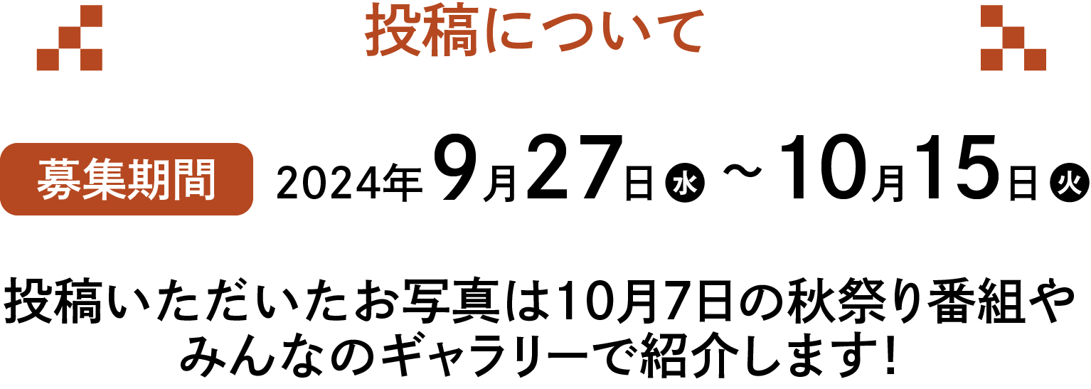 投稿の期限