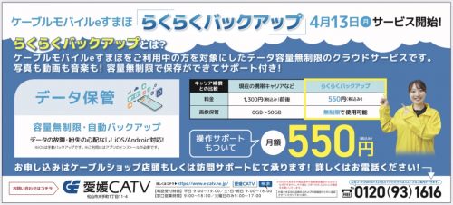 らくらくバックアップ