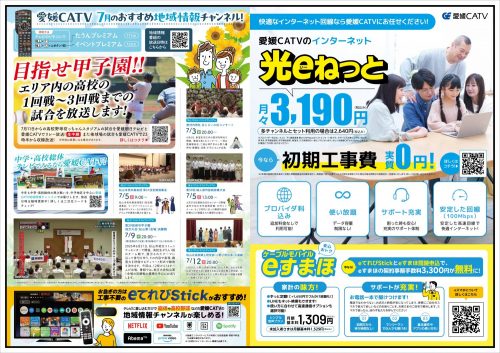 7月見ものチラシ