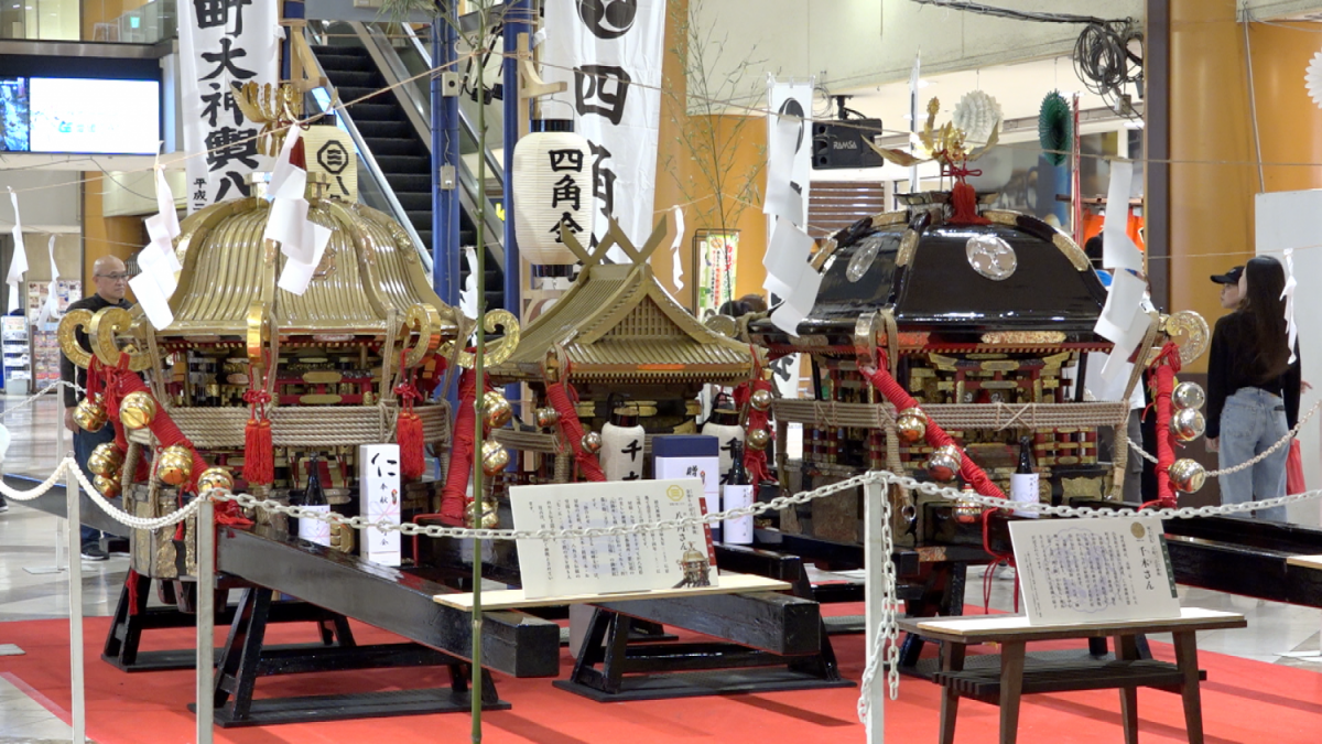秋祭り 古町大神輿展示